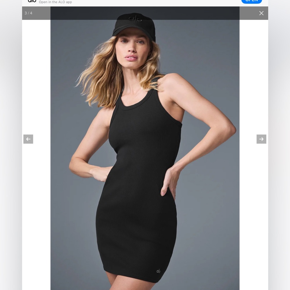ALO seamless Ribbed warm nights Dress (FINALPRICEDROP)